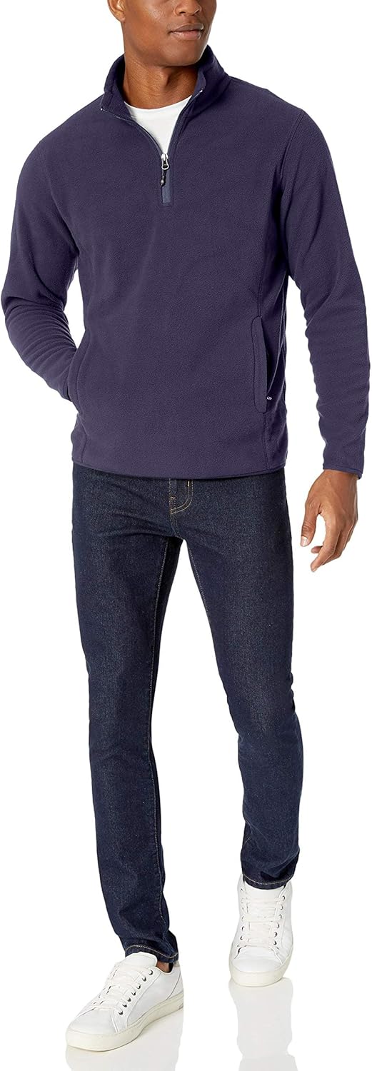 Thumbnail 2 de Amazon Essentials Men’s Quarter-Zip Polar Fleece Jacket