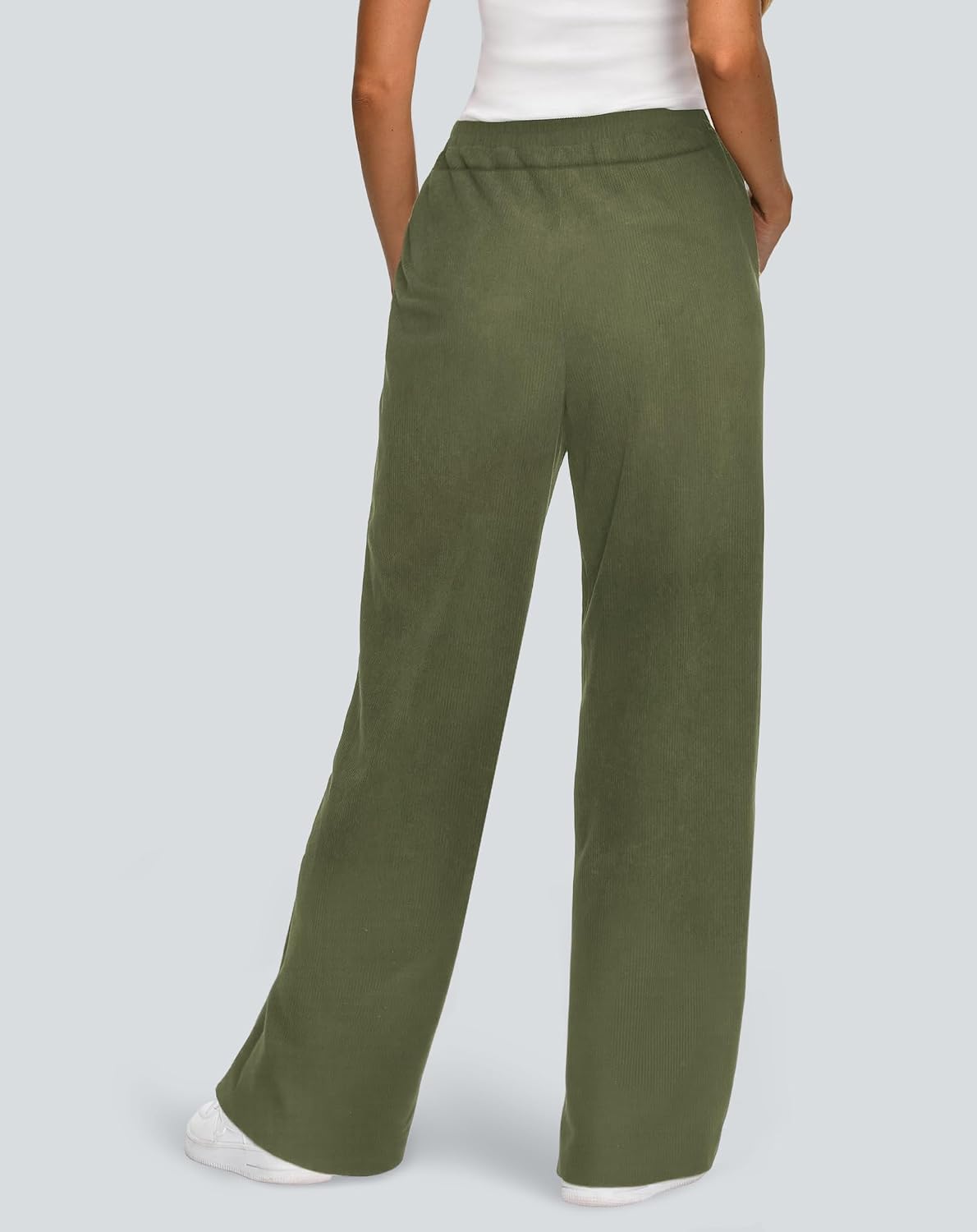 Detalle 2 de SEMARO Women's Corduroy Pants, Wide-Leg