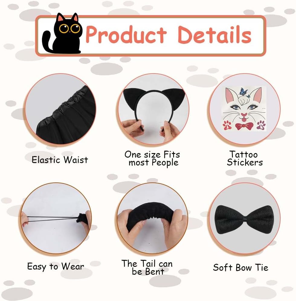Detalle de ACWOO Tiger Costume for Kids — 5-Piece Animal Costume Set with Accessories