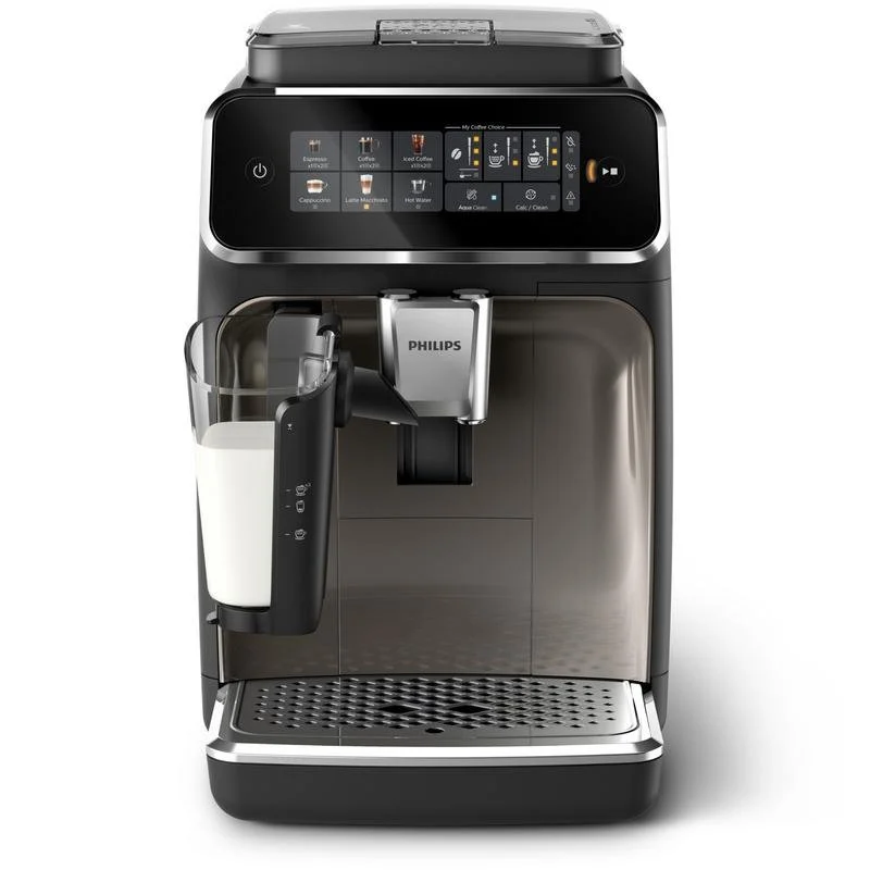 Detalle 2 de Philips LatteGo EP3347/90: cafetera automática con molinillo cerámico, 1,8 L y pantalla TFT