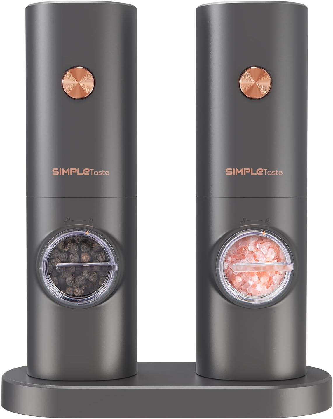 Detalle de Salz- und Pfeffer Mühle Elektrische SIMPLETASTE 2er Set