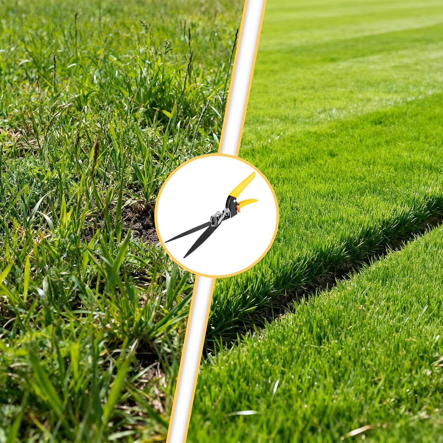 Thumbnail 6 de Houbobo Garden Grass Shears: Extra Sharp Edging Shears for Precise Garden Edging