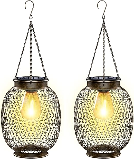 Detalle de Farolillos Solares Collasis IP65 para Jardín 💡 (2 Piezas)