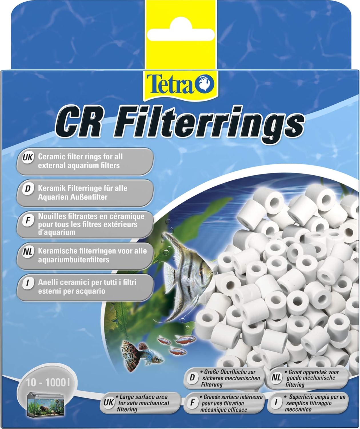Detalle de Tetra 241183 CR Bagues de filtration en céramique 2500 ml – pour filtres externes Tetra EX