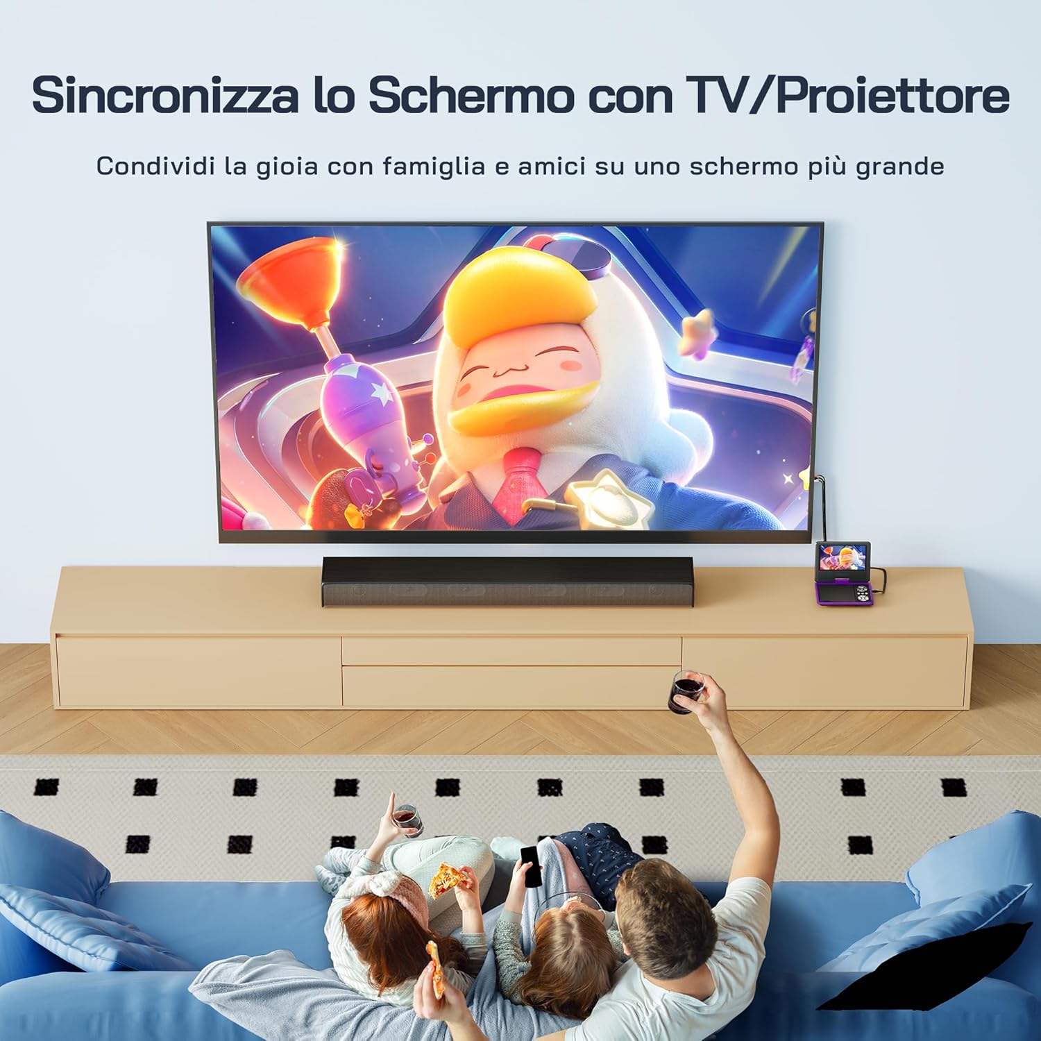 Thumbnail 4 de Wolfang Lettore DVD portatile 4-6 ore