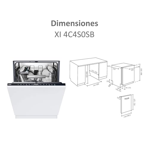 Thumbnail 2 de Haier Lavavajillas Integrable 60 cm 14 servicios con WiFi hOn y 10 programas