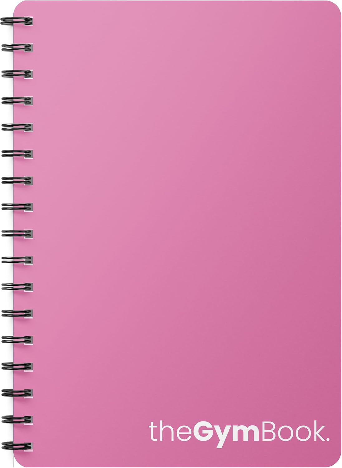 Detalle de theGymBook Gym Log Book – A5 Workout Journal (Pink) with 100 Pages