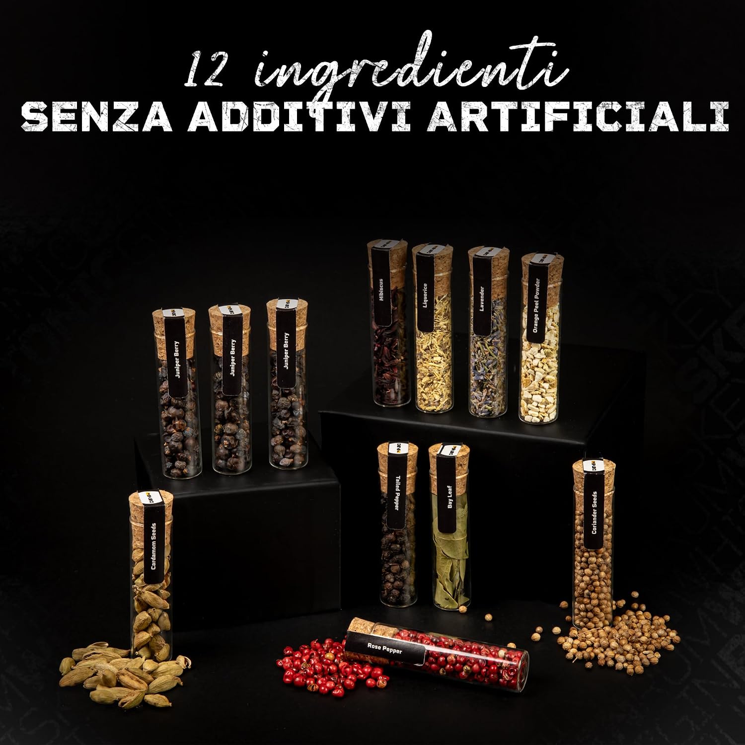 Detalle de DIBYS Set botanici 12 pezzi per gin 🍸