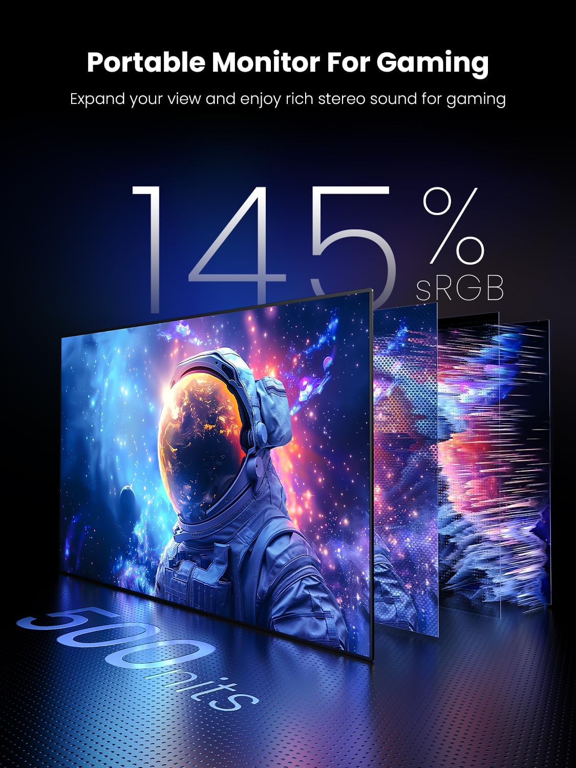Detalle 2 de EVICIV Portable Gaming Monitor 18.5-inch