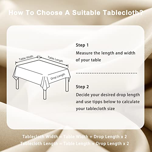 Detalle de DWCN Nappe anti-taches lavable, 110 x 110 cm