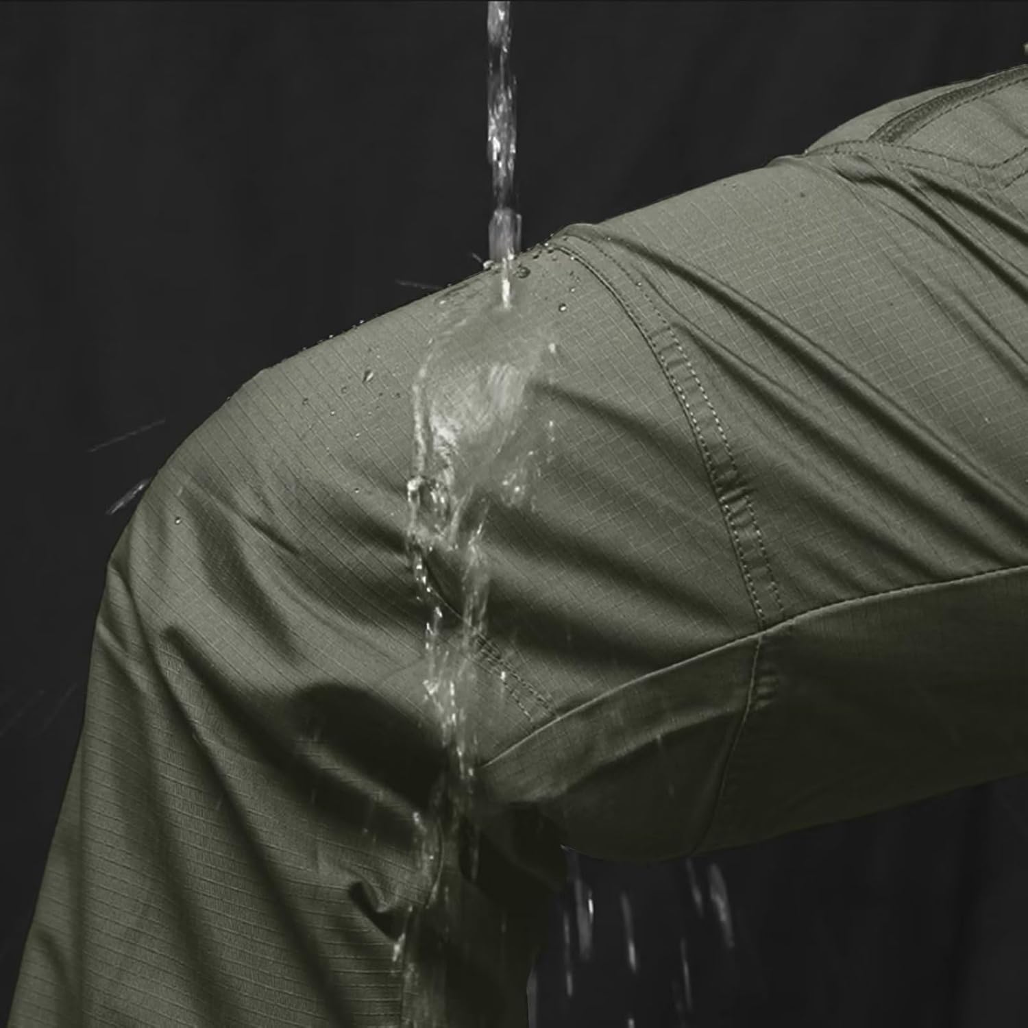 Thumbnail 2 de TACVASEN Military Cotton Men's Outdoor Hiking Trousers with Multi-Pockets