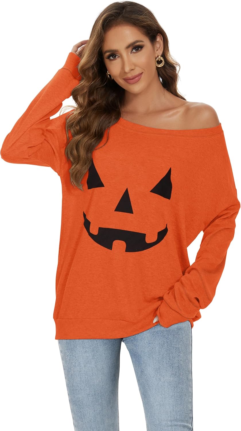 Detalle 2 de CHICALLURE Off-the-Shoulder Oversized Long-Sleeve Tunic Sweatshirt