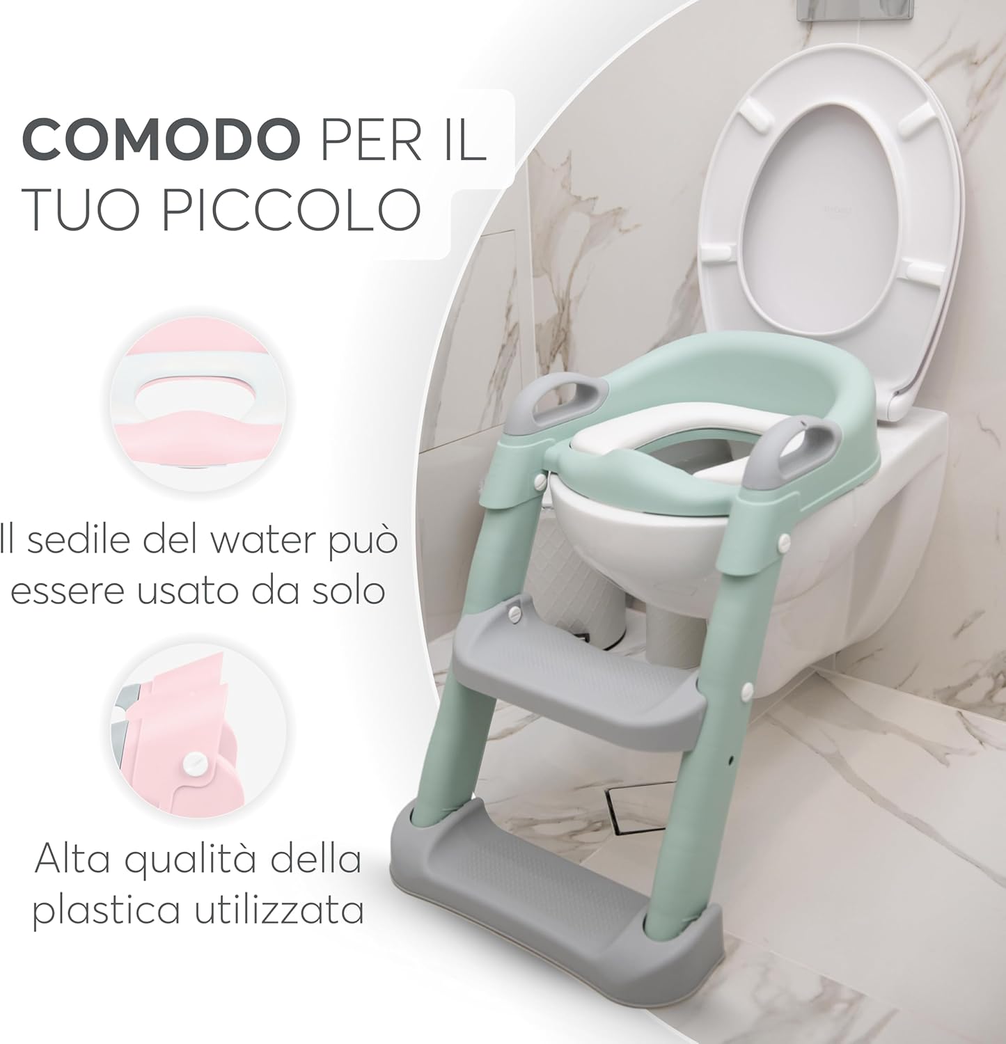Detalle 2 de KikkaBoo Riduttore WC LEA 18 mesi đźš˝