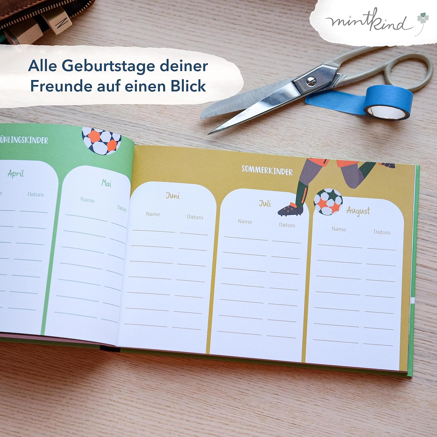 Thumbnail 6 de mintkind® Meine Schulfreunde Freundebuch 21,5x15,5 cm