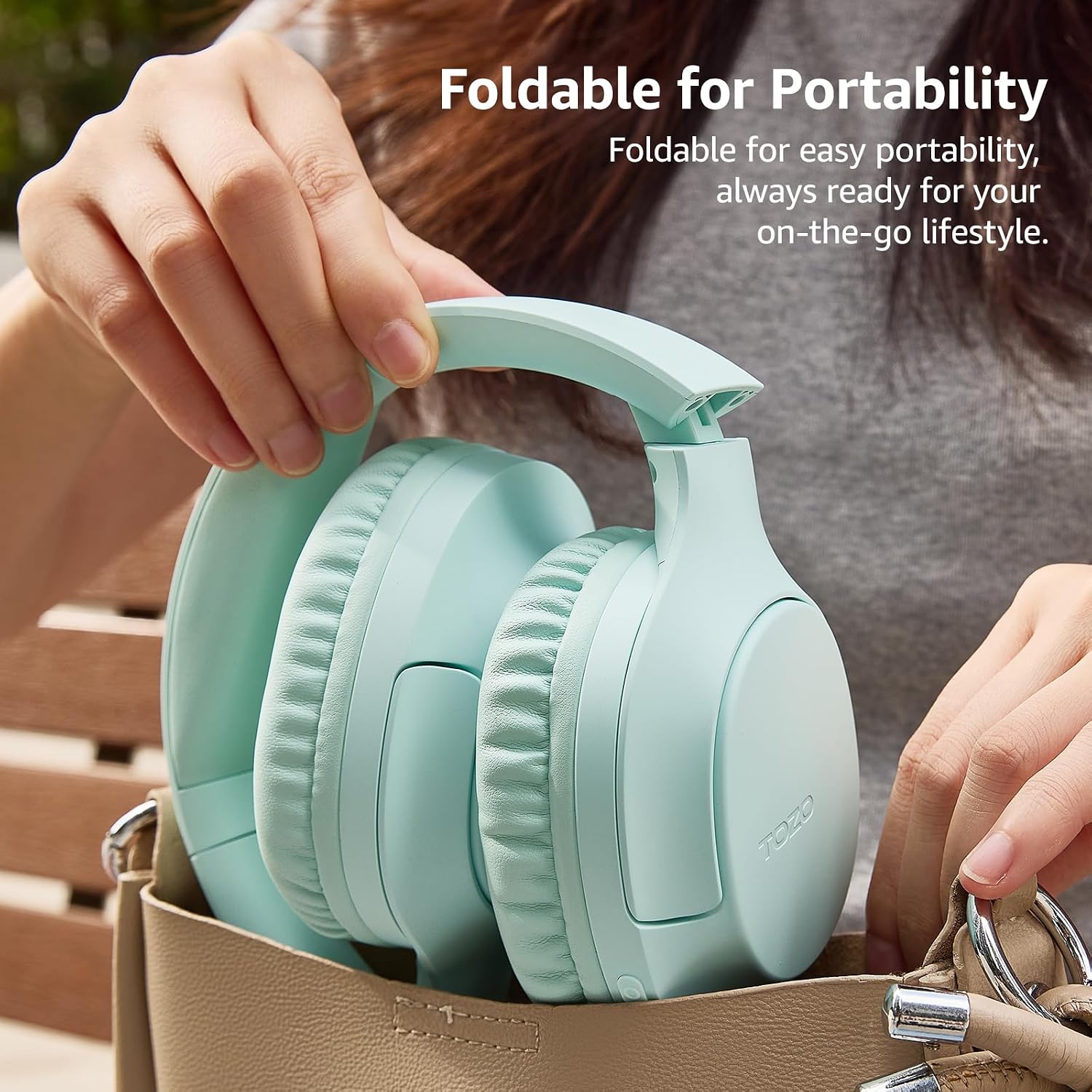 Thumbnail 5 de TOZO HA1 Over-Ear Wireless Headphones, Bluetooth 5.4, 70-Hour Battery