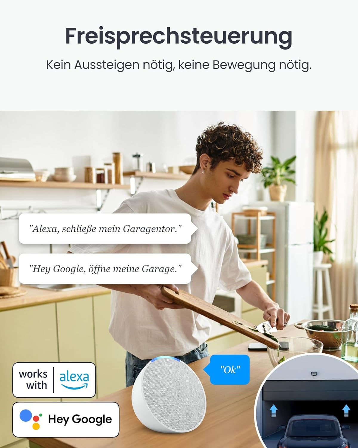 Thumbnail 5 de SwitchBot Smart WLAN Garagentoröffner (New Matter-zertifiziert) für App- & Sprachsteuerung