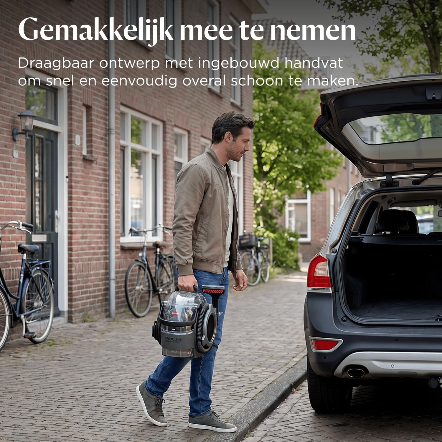 Detalle de BISSELL SpotClean Auto Pro Select 3730N tapijtreiniger, 750 W en 2,8 l