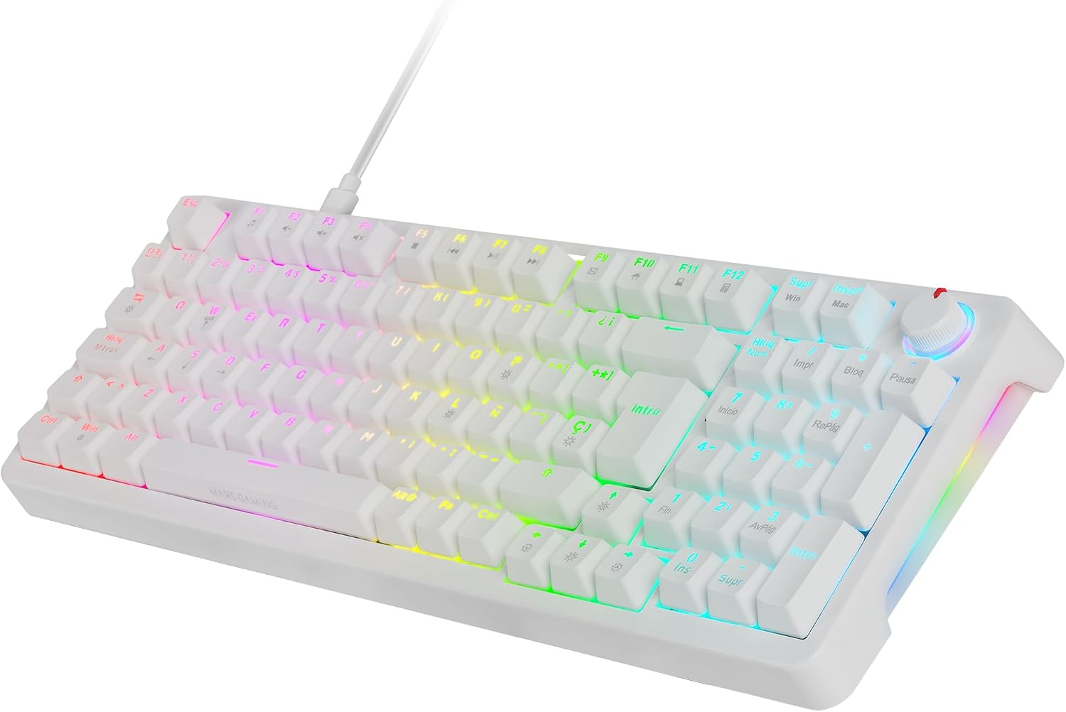 Thumbnail 5 de Mars Gaming MKPRO Teclado mecánico completo RGB, switch silent