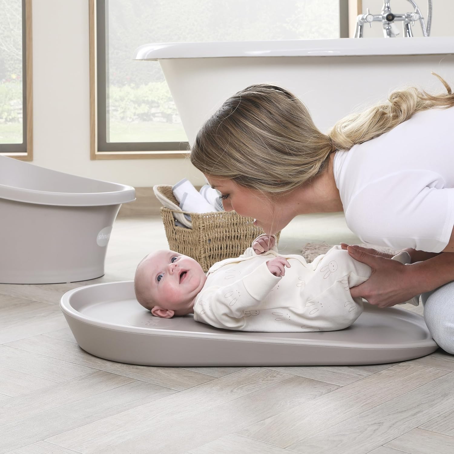 Thumbnail 4 de Shnuggle Squishy Baby Changing Mat in Taupe