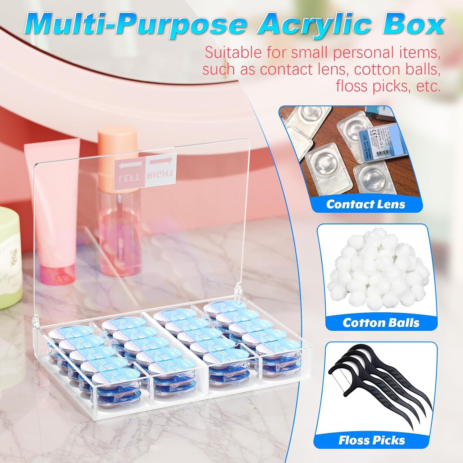 Detalle 2 de Beautyflier Contact Lens Organizer in Acrylic
