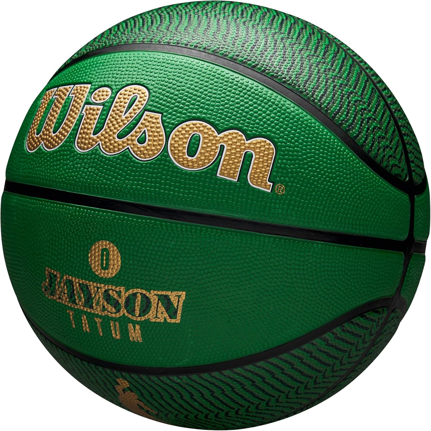 Detalle de Wilson Pallone da Basket da Esterno NBA Player Icon – Lebron James, Taglia 7, Colore Verde/Bianco