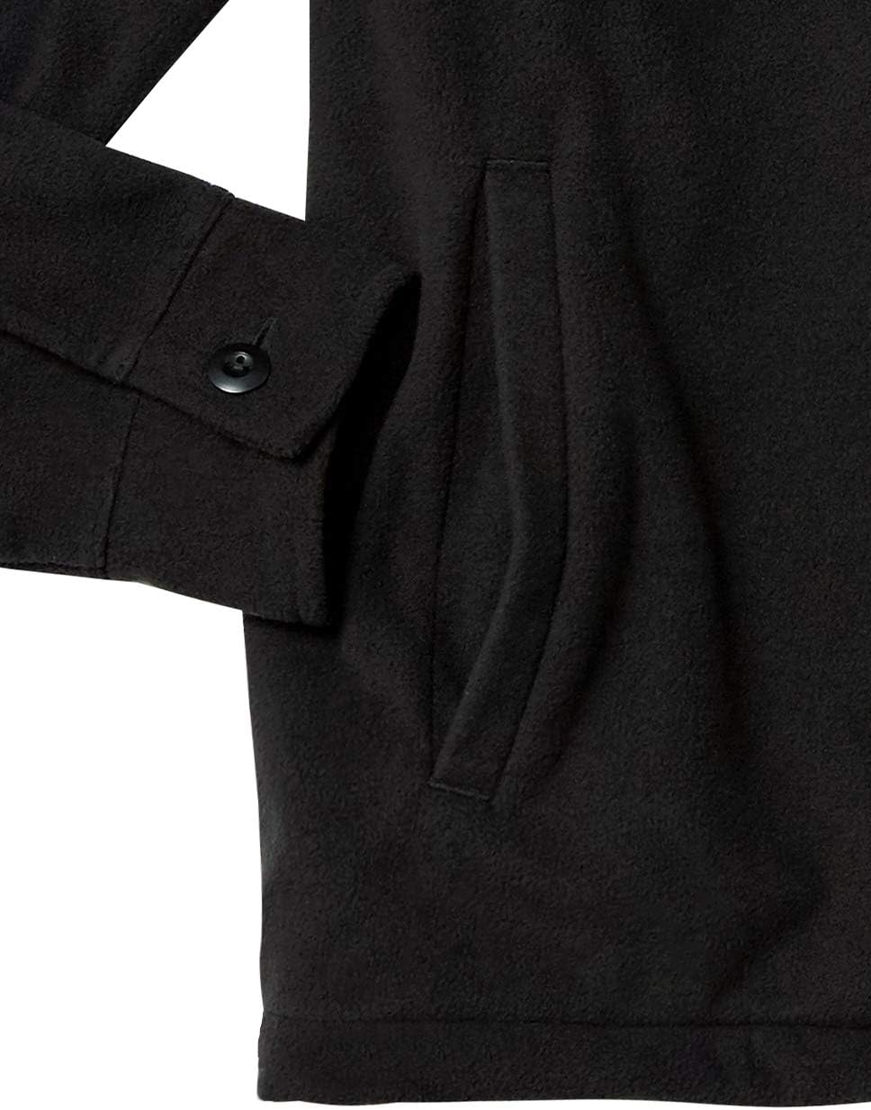 Detalle de Amazon Essentials Men's Long-Sleeve Polar Fleece Shirt Jacket for Winter