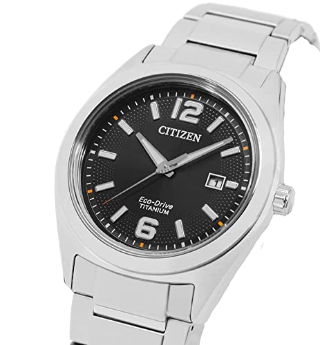 Detalle 2 de Citizen Titan AW1641-81E, montre pour homme à boîtier rond en titane