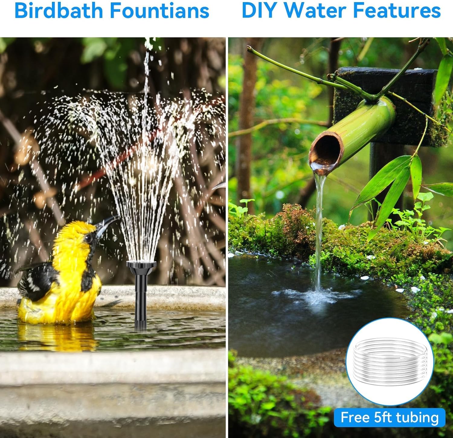Thumbnail 5 de POPOSOAP 6.5W Solar Fountain Pump with Built-In Battery Backup