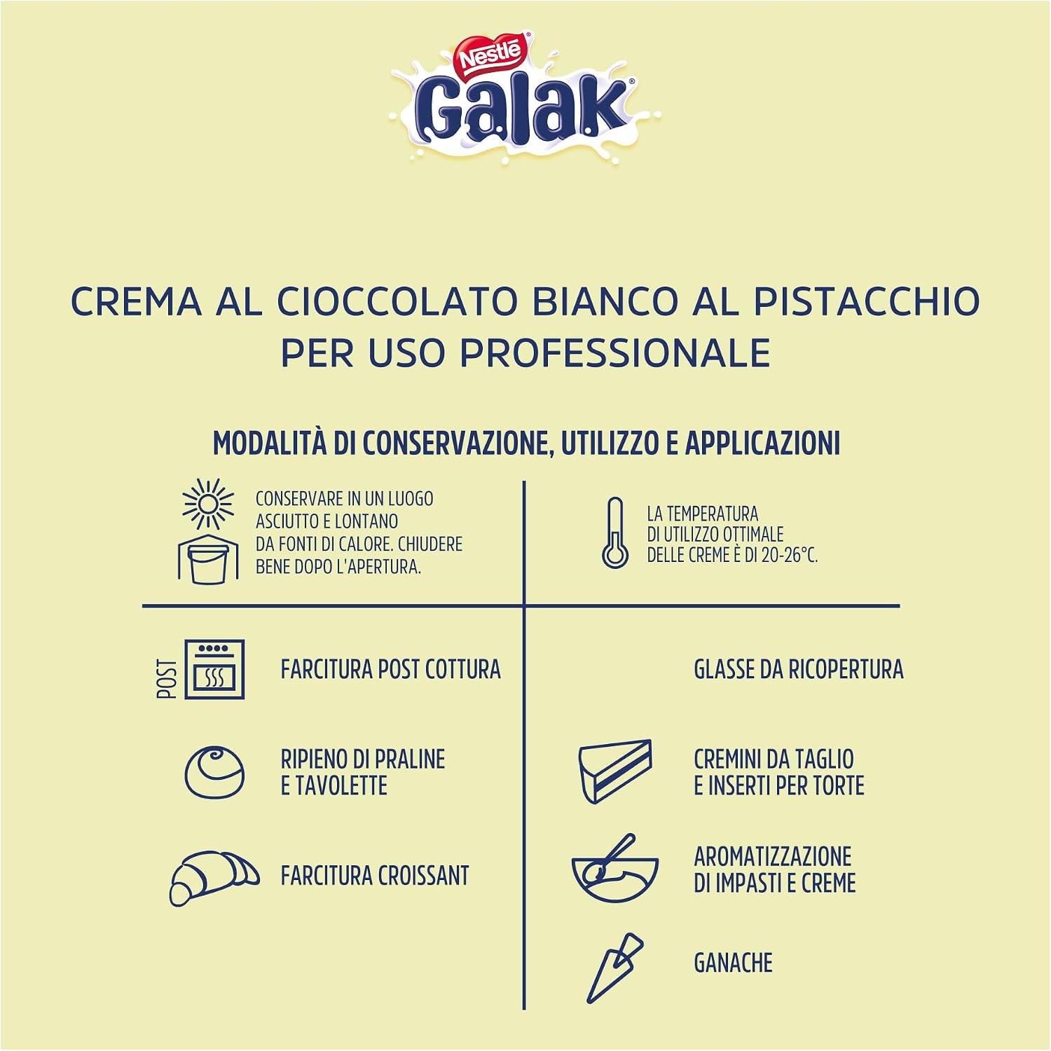Detalle 2 de Milkybar Untable de Pistacho 🥜 - Cubo 3kg