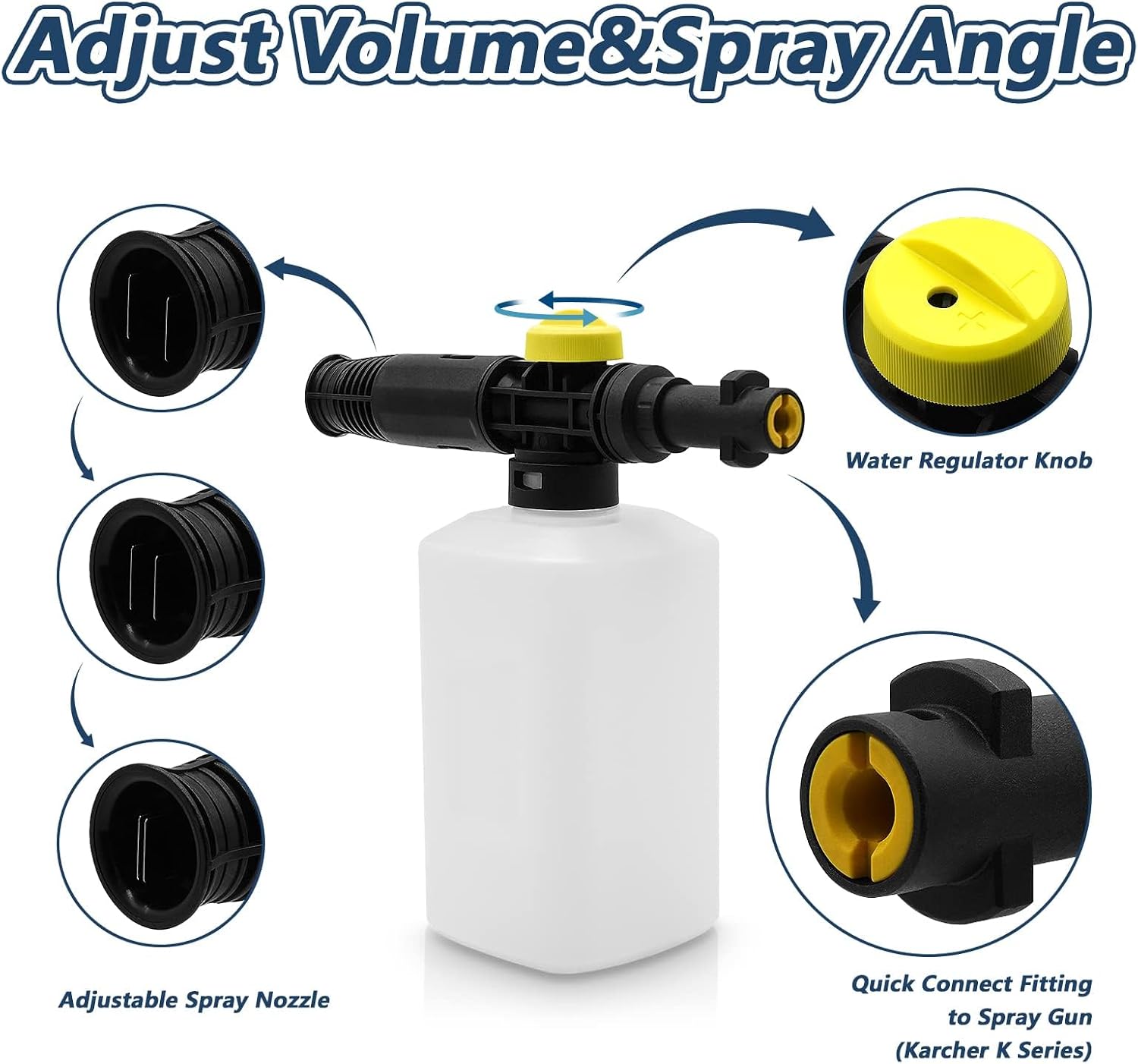 Detalle 2 de DERASL Soap Snow Foam Lance for Karcher 750 ml