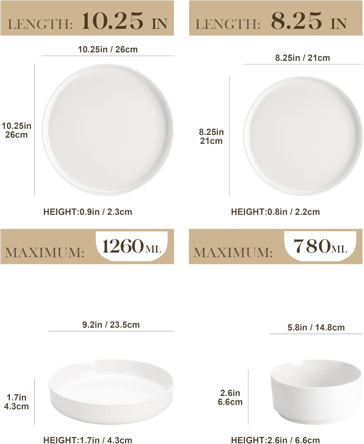 Detalle 2 de MALACASA LEAH dinnerware set 24-piece