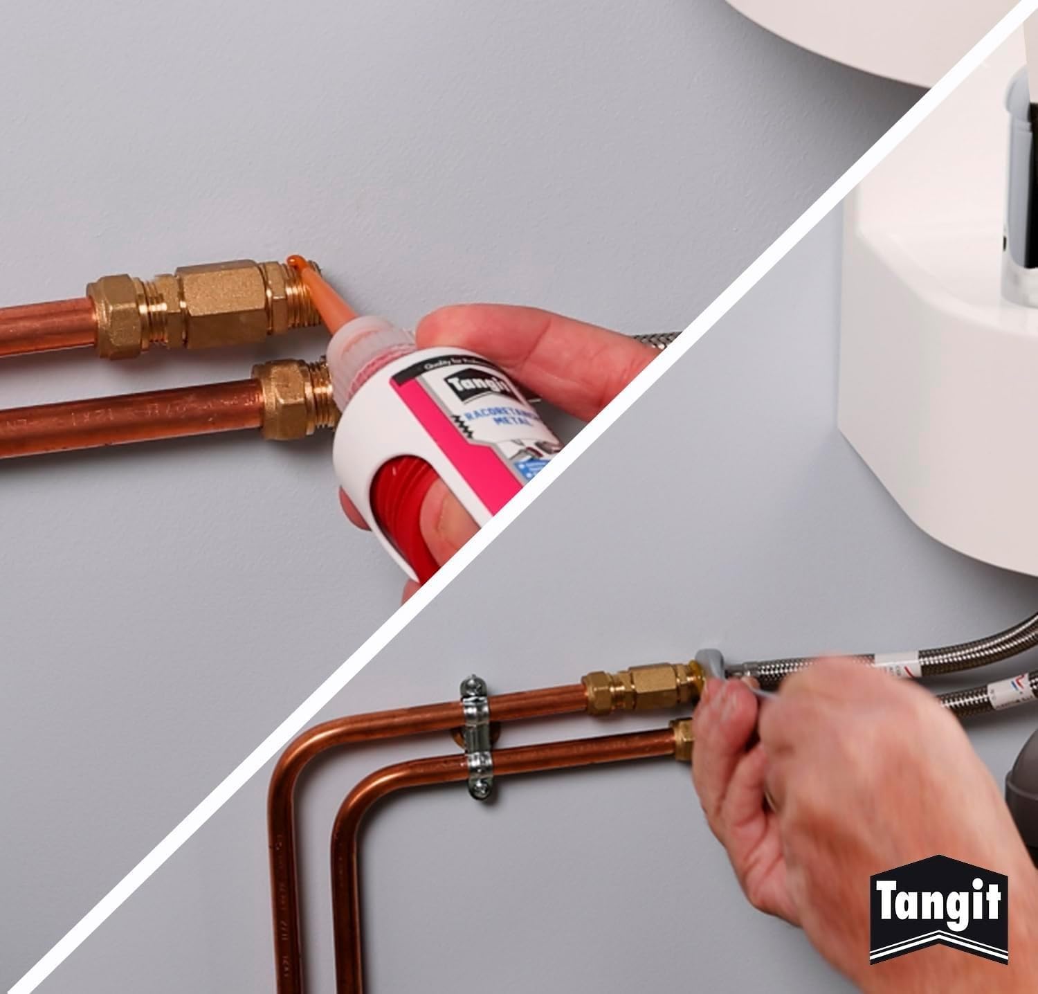 Thumbnail 1 de Tangit Racorétanch Métal 50 ml – Résine d’étanchéité anaérobie pour raccords filetés métalliques