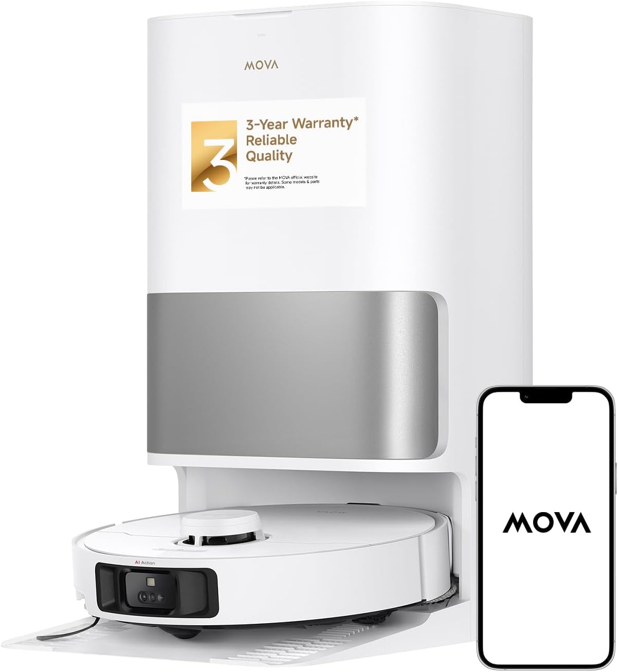 Detalle de Mova P10 Pro Ultra robot vacuum 13,000Pa