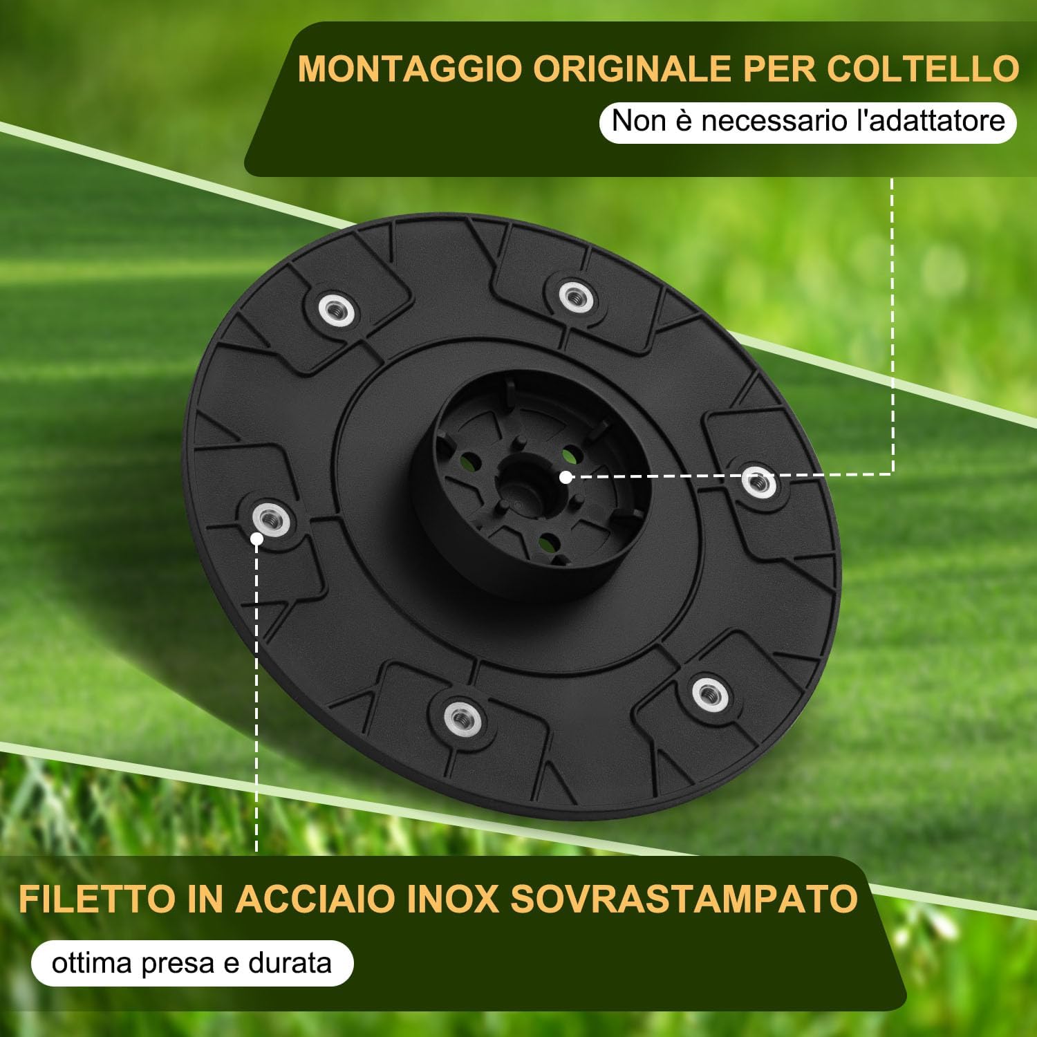 Detalle 2 de FourShow Taglio più Efficiente: Dischi Lama + 6 Pezzi per Gardena Sileno City e McCulloch Rob S400–S800