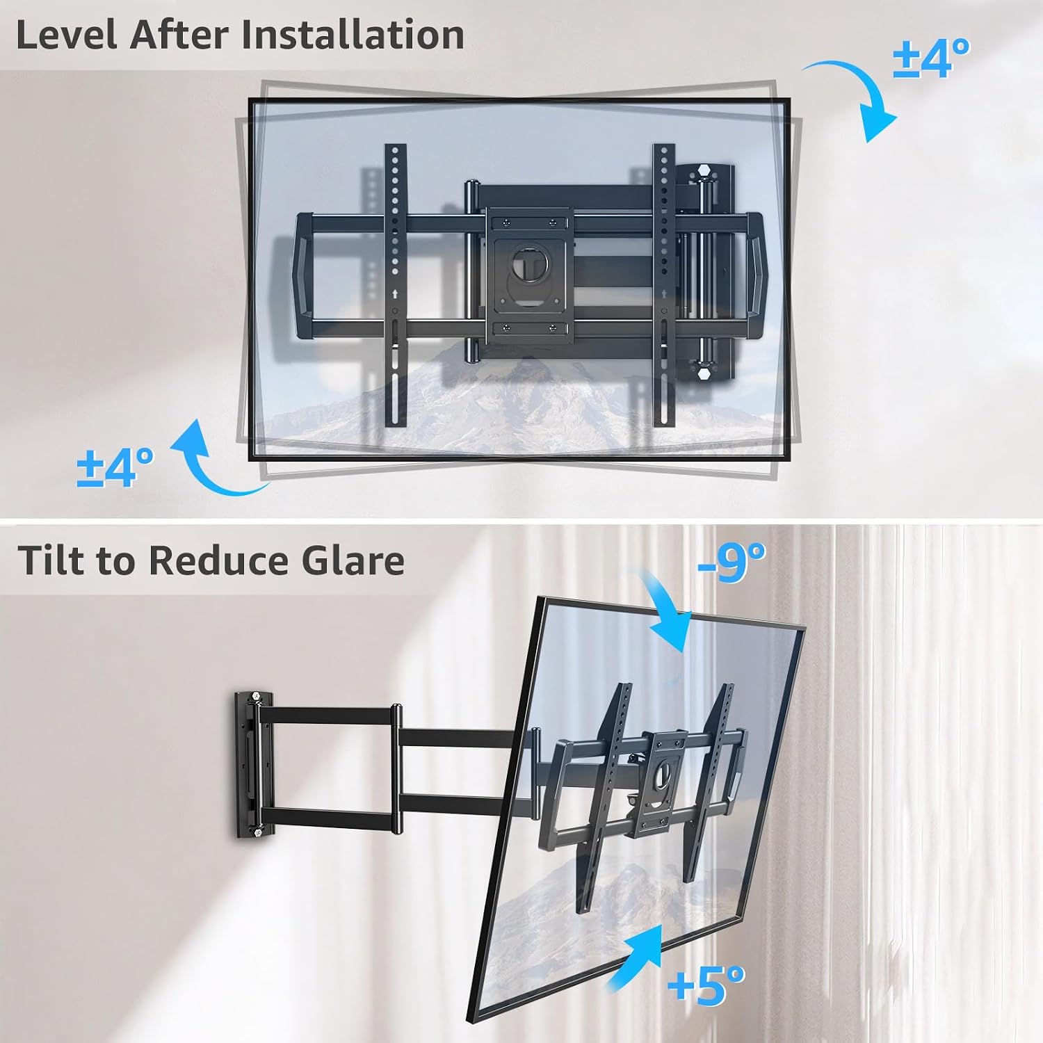 Detalle 2 de MOUNTUP MU0047-L 37.9" Long Arm TV Wall Mount