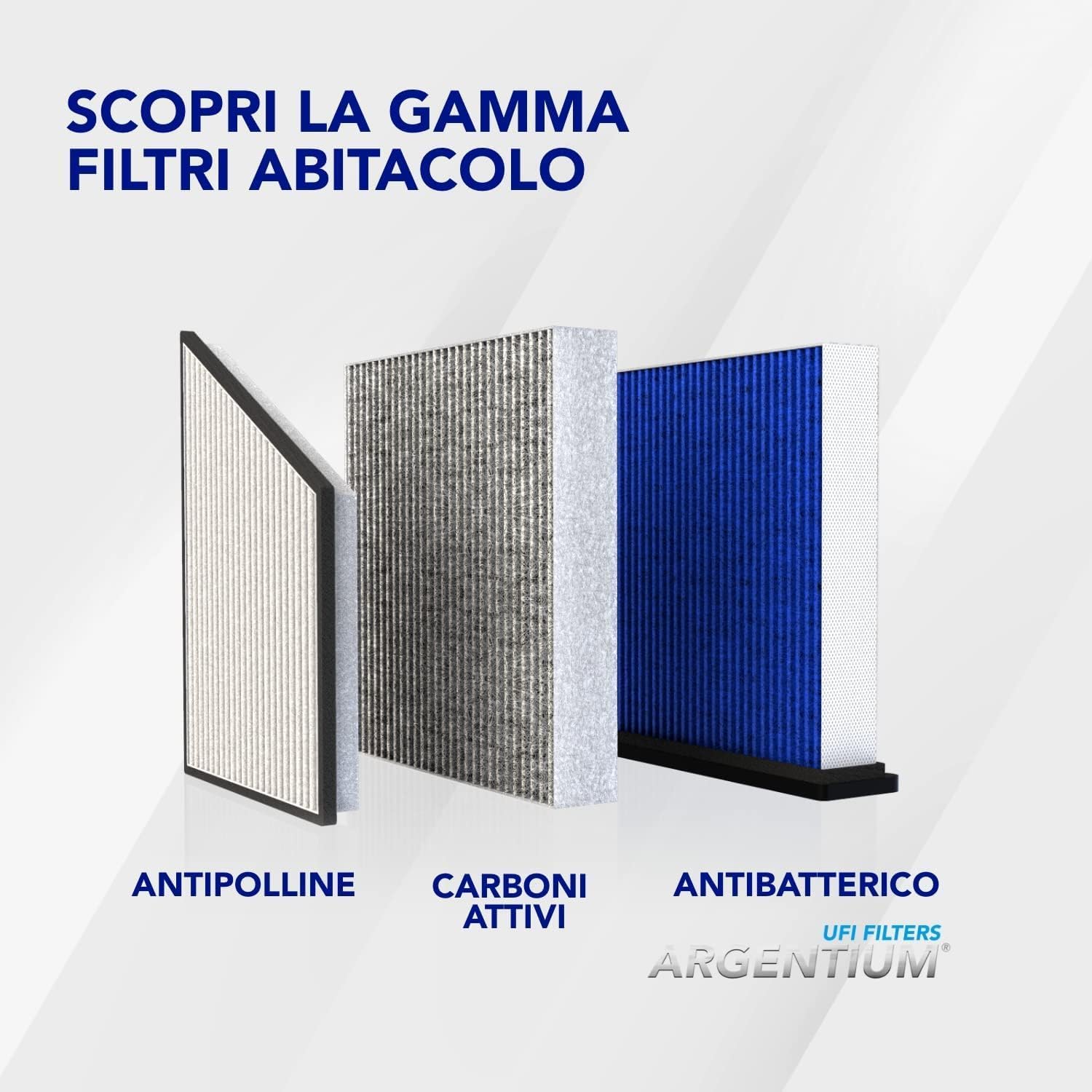 Detalle de UFI ARGENTIUM 34.164.00 filtro abitacolo 31 mm