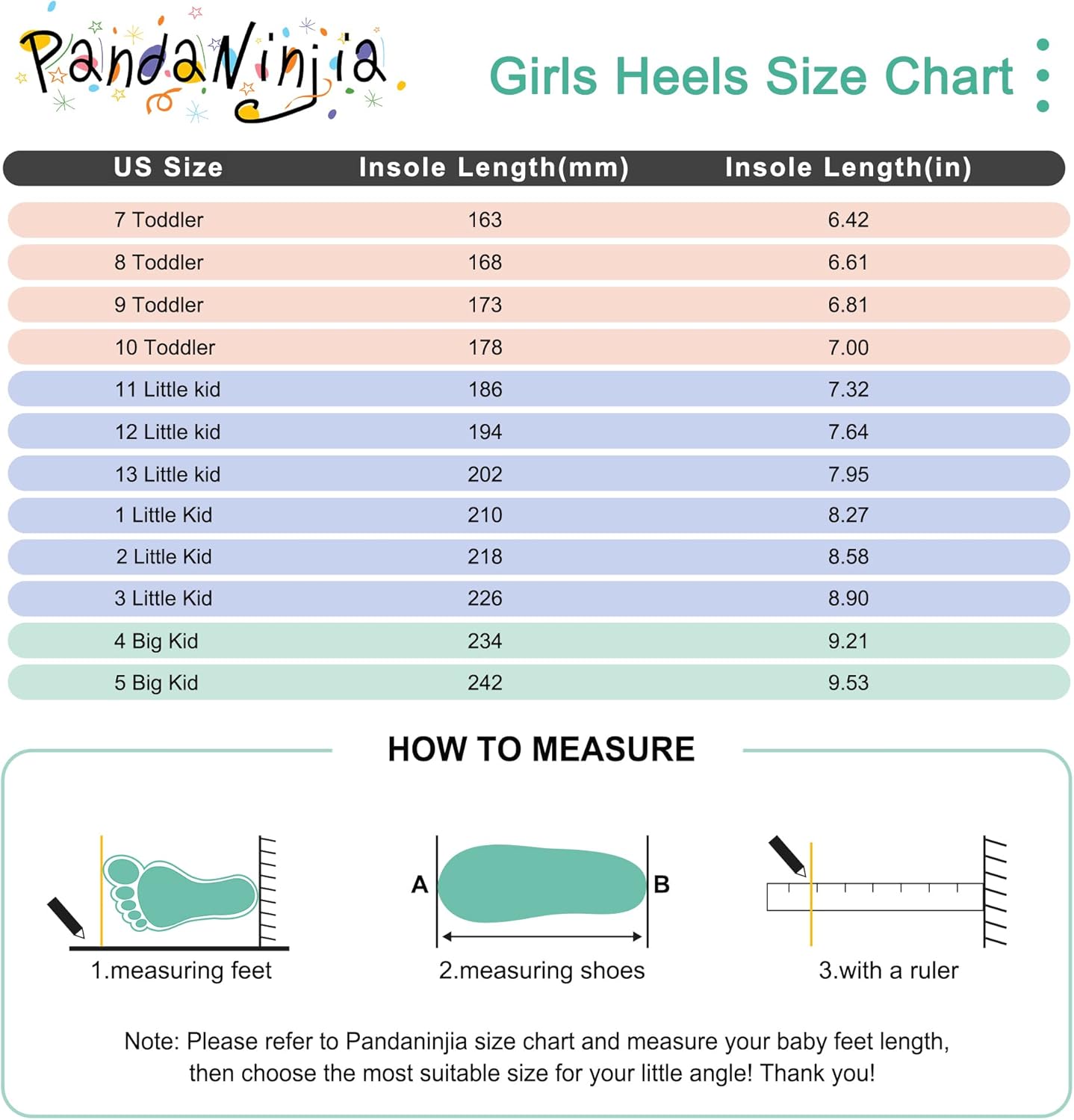 Thumbnail 6 de PANDANINJIA Girls Jada Dress Mary Jane Pumps with Bow - Low Heels for Toddler & Little Kids