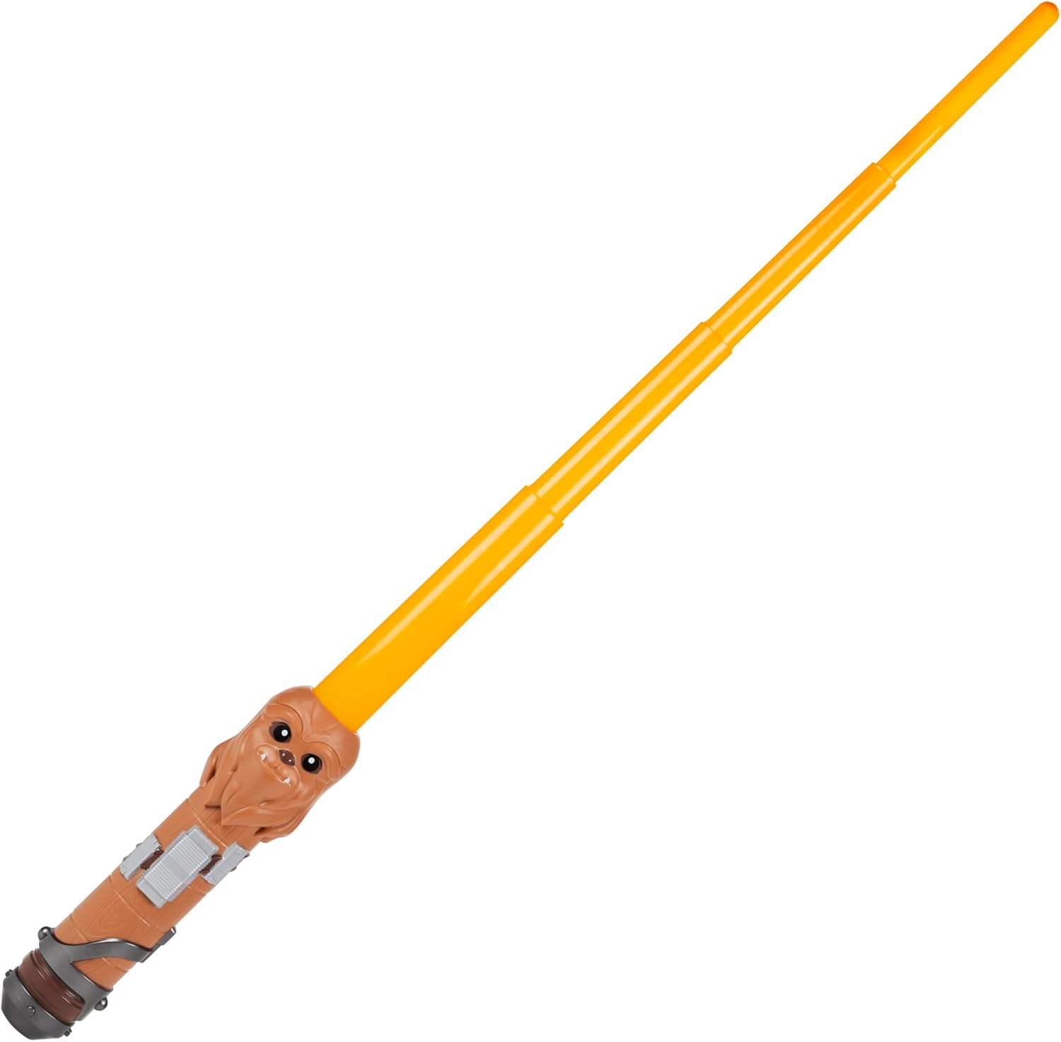 Thumbnail 1 de Star Wars Lightsaber Squad Chewbacca – Ausfahrbares gelbes Lichtschwert für Rollenspiele ab 4 Jahre