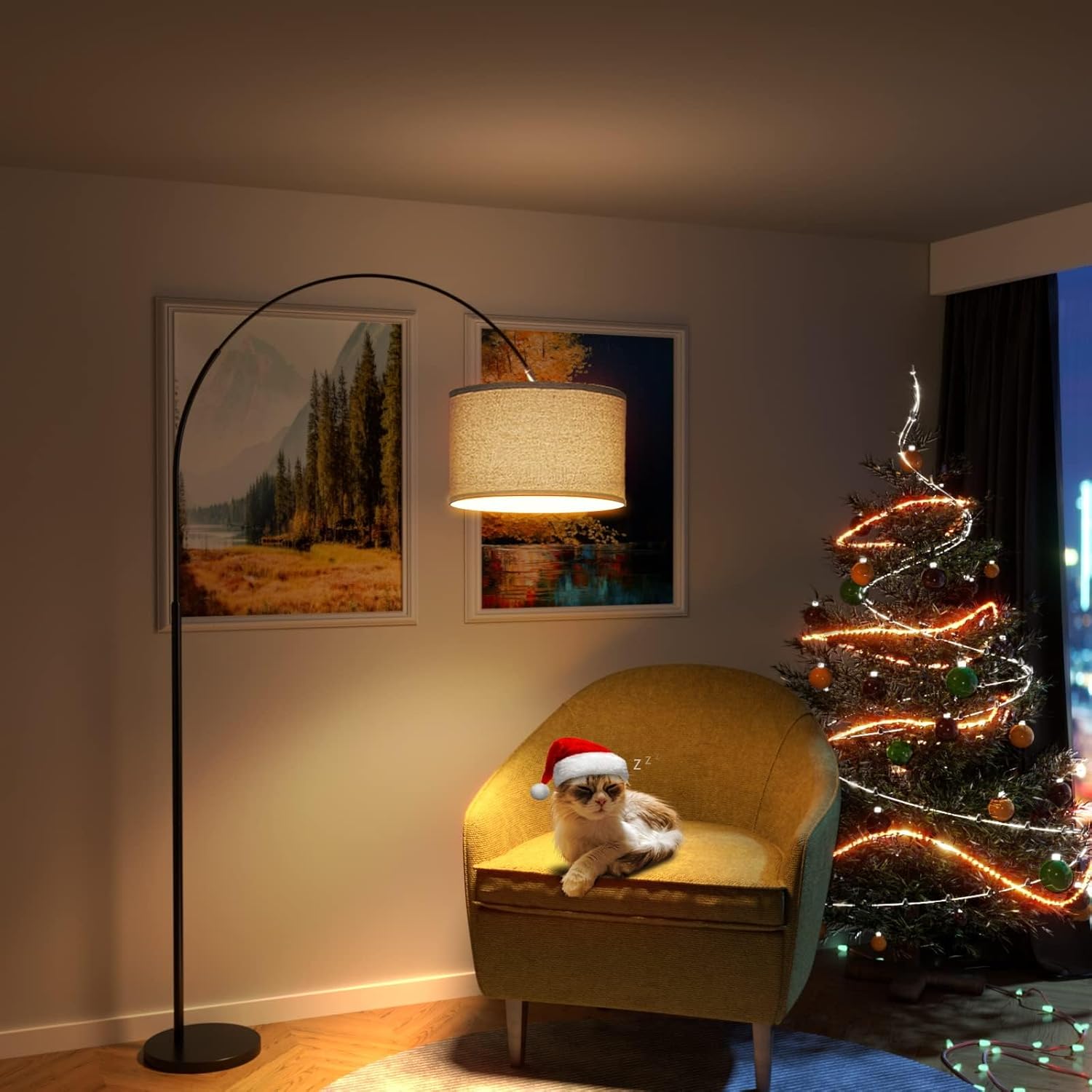 Thumbnail 5 de Modlicht Dekorative Bogenlampe JASMIN – höhenverstellbare Bogenleuchte mit LED 9W, 3000K