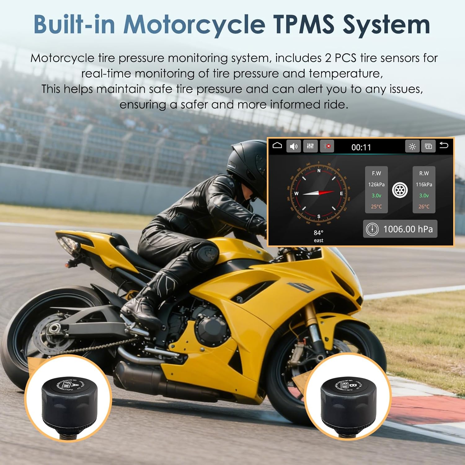 Thumbnail 2 de Carpuride W702T Pro 7" Motorcycle CarPlay Screen