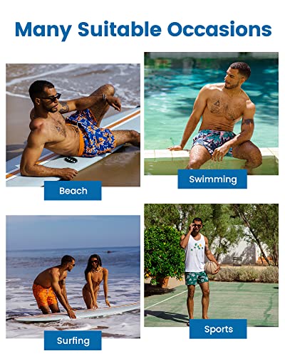 Thumbnail 8 de maamgic Mens Swimming Shorts 2-in-1 Quick Dry with Compression Liner