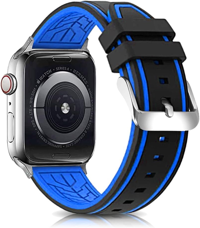 Thumbnail 1 de SZYXMY waterproof silicone diving strap for Apple Watch (49mm to 38mm) — compatible with Series 11/10/9/8/7/6/5/4/3 Ultra/SE