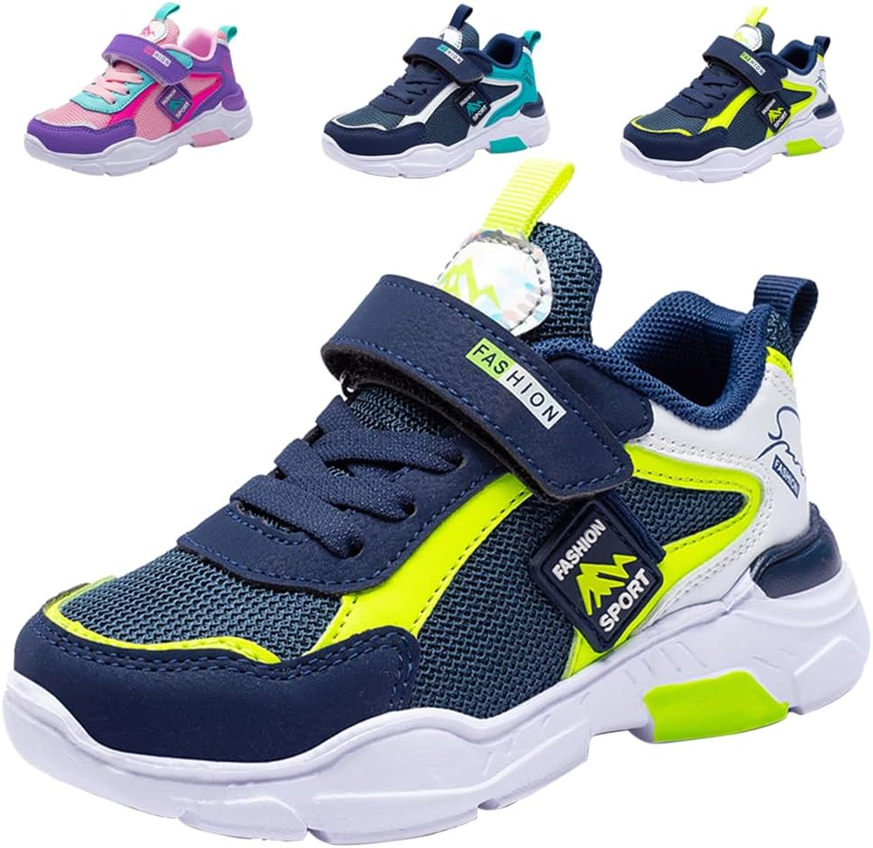 Detalle de PHMNZIP Kinder Turnschuhe – Unisex, atmungsaktiv, leicht – Modell CX6586 Grün
