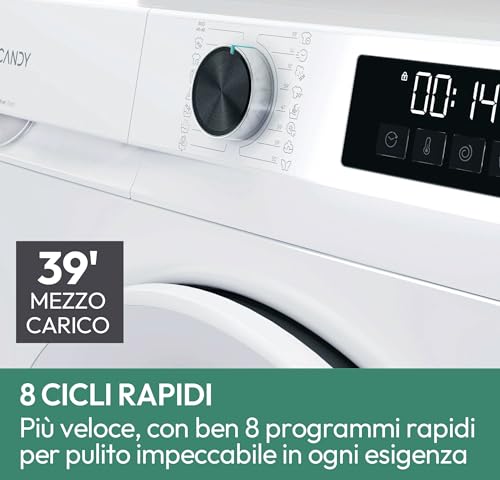 Thumbnail 8 de Candy ProWash 300 Lavatrice 9 Kg, 1400 Giri – Classe A-20% Bianca