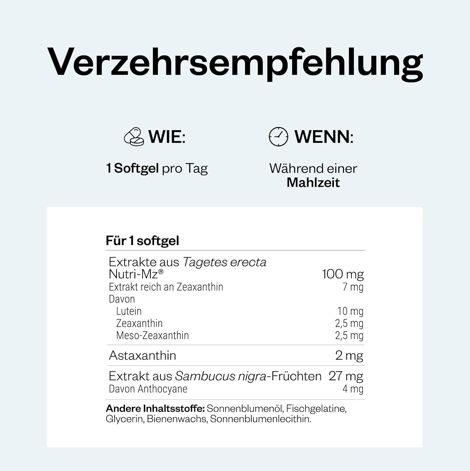 Thumbnail 5 de Macula Plus von SuperSmart – Nahrungsergänzungsmittel für die Makula mit Lutein & Zeaxanthin (60 Softgels)