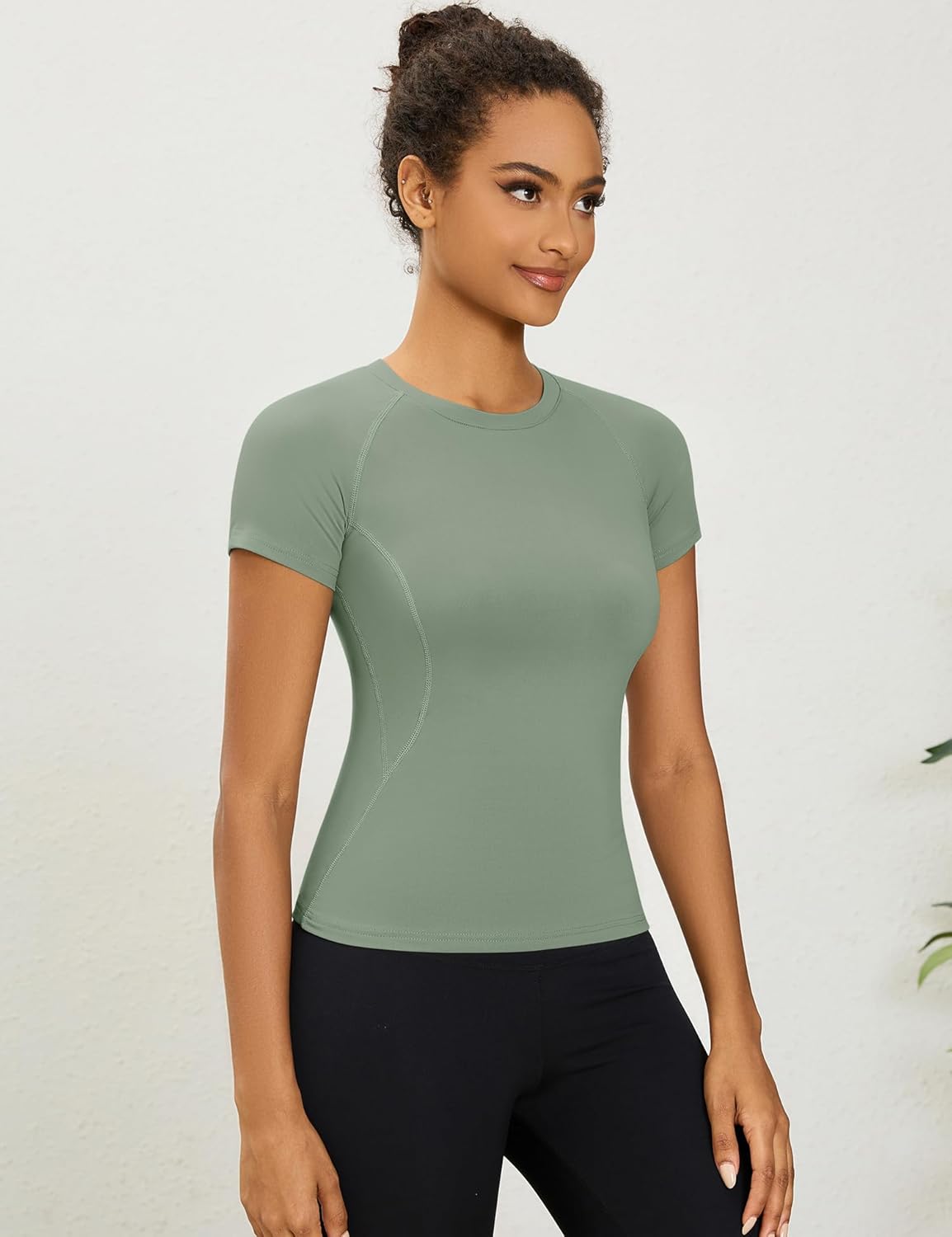 Thumbnail 2 de Rapbin Sport-T-Shirt Damen – Sport-Top für Gym, Yoga & Running mit Rundhalsausschnitt