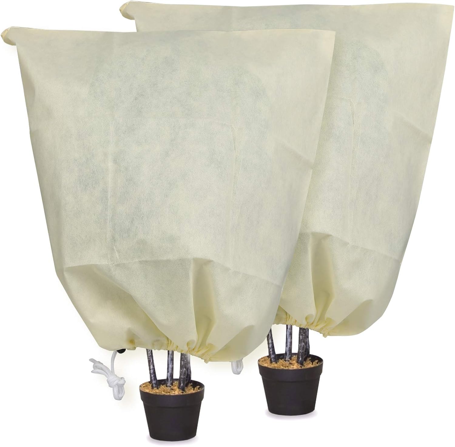 Detalle de MIXC PC-2 Plant Covers, 31.4" x 39.3" Frost Protection, 2 Pack