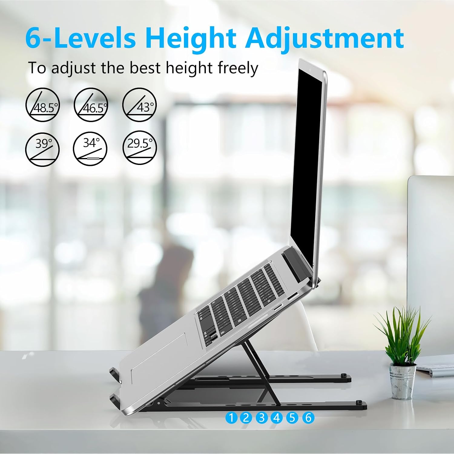 Thumbnail 2 de Nayka Adjustable Laptop Stand for 10–15.6" laptops