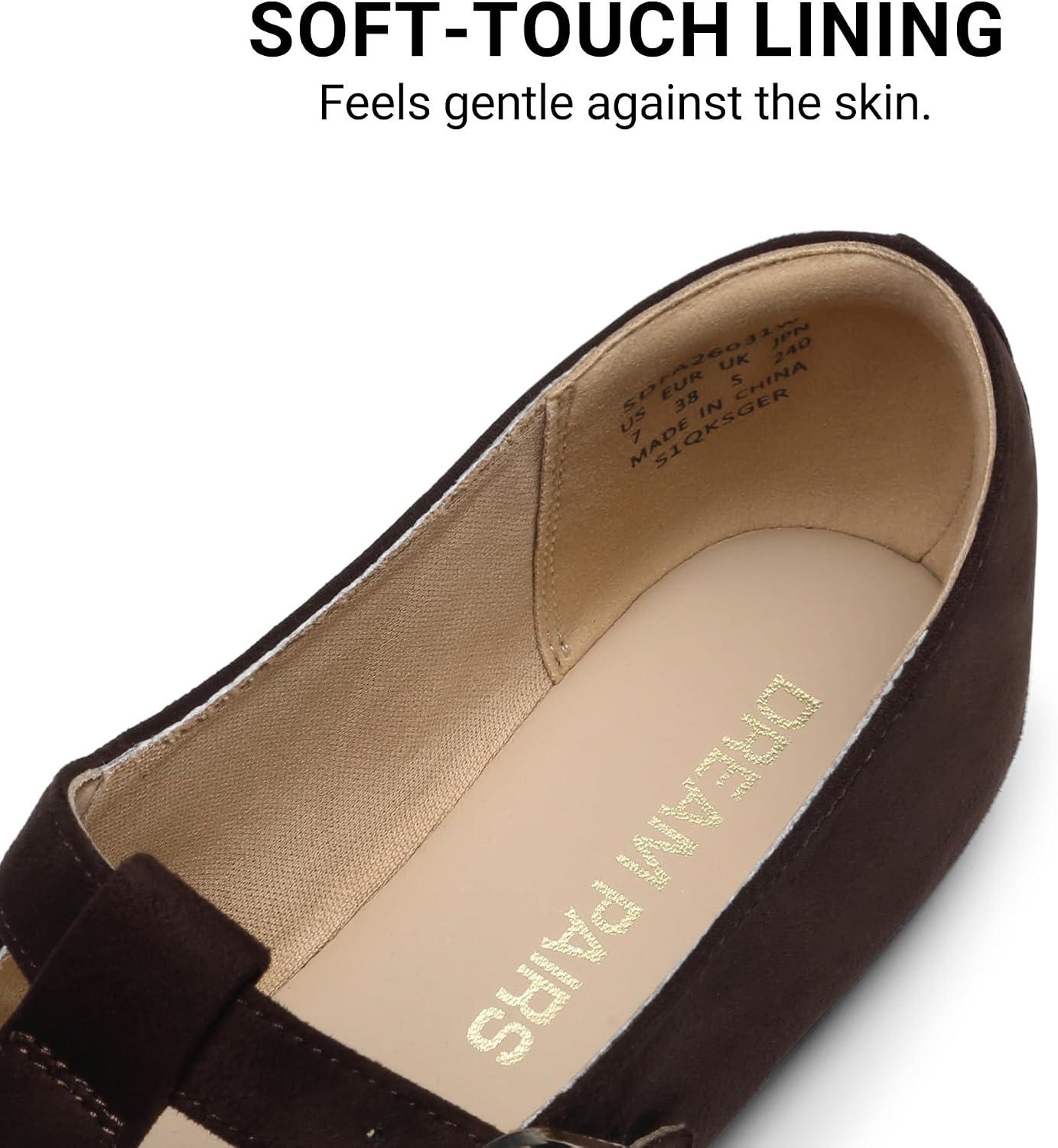 Detalle 1 de DREAM PAIRS T-Strap Mary Jane Flats