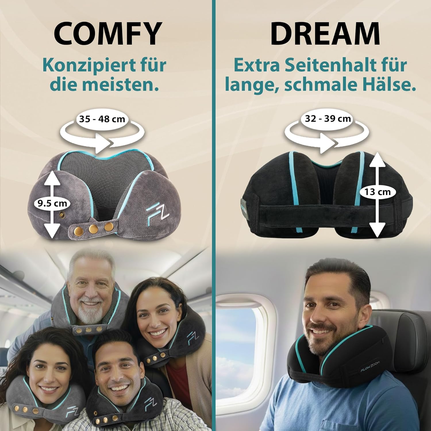 Thumbnail 5 de FLOWZOOM Comfy Nackenkissen 360° Stütze